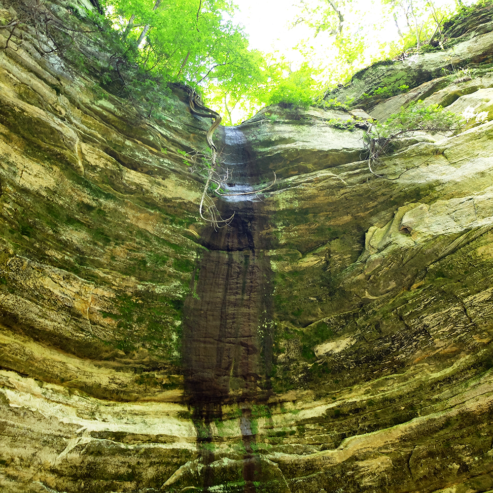 Starved Rock State Park - LaSalle Canyon Waterfall or water trickle