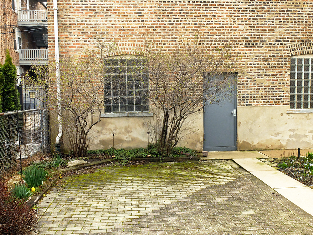 Spring Patio before the lilacs